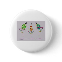 Martini New Year 2009 buttons by FlyingHorseDesign Martini New Year 2009 buttons