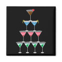 Martini Pyramid magnets by totallypainted Martini Pyramid magnets