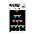 Martini Pyramid postage