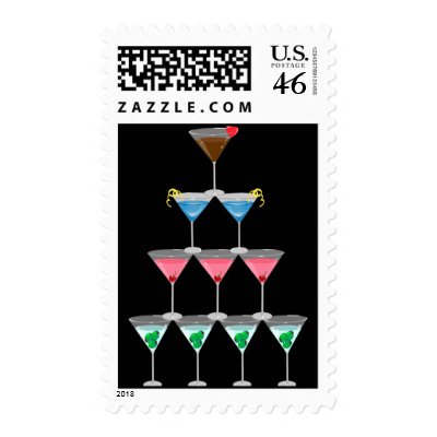 Martini Pyramid Stamps by totallypainted