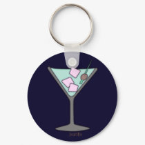 Martini Quick Sky Keychain