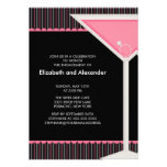 Martini Ring Cocktail Engagement Party Invitation