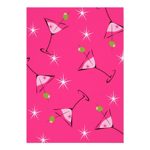 Martini Shindig! Custom Invitation