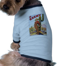 Martini Szeny ~ Vintage Cowboy Wonder Magic Act Doggie Shirt