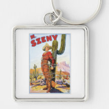 Martini Szeny ~ Vintage Cowboy Wonder Magic Act Key Chain