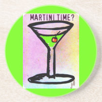 MARTINI TIME? APPLETINI PRINT COASTER