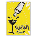 Martini Time (Blank Card / Customize) by printslink Martini Time (Blank Card / Customize)