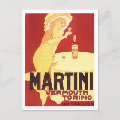 Martini Vermouth Torino Postcards