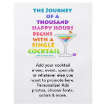 MARTINI ZEN - Happy Hour Journey  Flyer
