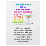 MARTINI ZEN - Happy Hour Journey  Flyer