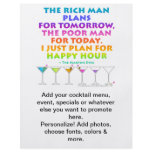 MARTINI ZEN - Plan for Happy Hour Flyer