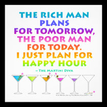 MARTINI ZEN - Plan for Happy Hour Invitation invitations