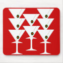 Martinis Anyone? mousepads by whupsadaisy Martinis Anyone? mousepads