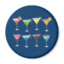 Martinis magnets by totallypainted Martinis magnets