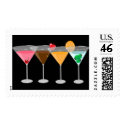 MARTINIS postage by totallypainted MARTINIS postage