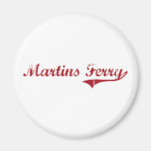 Martins Ferry Ohio Classic Design Magnet