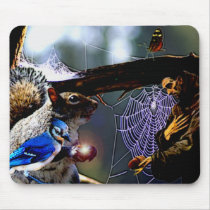 Marty and Saint Francis mousepads by Onefeather Marty and Saint Francis mousepads