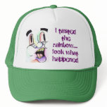 Marty Rainbow Face Trucker Cap hats