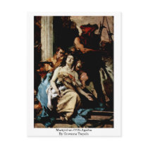 Martyrdom Of St.Agatha By Giovanni Tiepolo Postcard