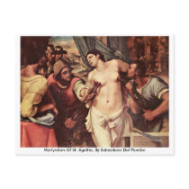 Martyrdom Of St. Agatha, By Sebastiano Del Piombo Post Cards