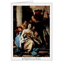 Martyrdom Of St. Agatha Greeting Card