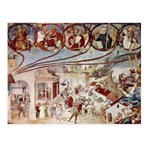 Martyrdom Of St. Clare By Lotto Lorenzo (Best Qual Post Card