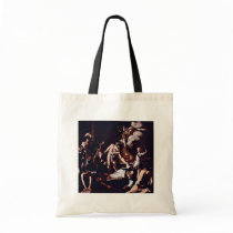 Martyrdom Of St. Matthew By Michelangelo Merisi Da Canvas Bag