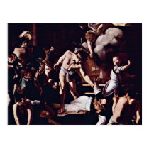 Martyrdom Of St. Matthew By Michelangelo Merisi Da Postcard