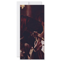 Martyrdom Of St. Matthew,  By Michelangelo Merisi Rack Card Design