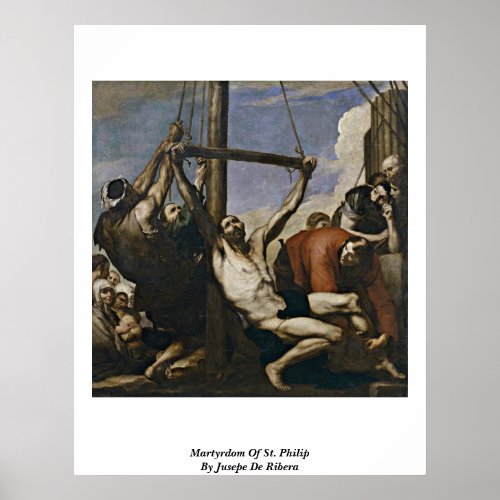 Martyrdom Of St. Philip By Jusepe De Ribera Print
