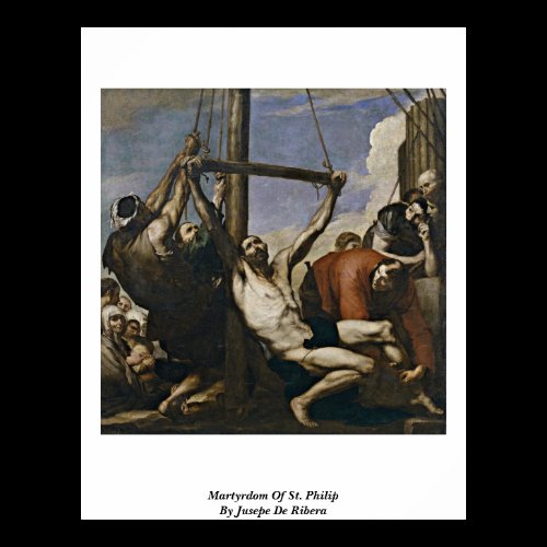 Martyrdom Of St. Philip By Jusepe De Ribera Print