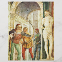 Martyrdom Of St. Sebastian, By Foppa Vincenzo Full Color Flyer