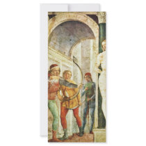 Martyrdom Of St. Sebastian, By Foppa Vincenzo Personalized Rack Card