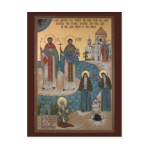 Martyrs and Fools for Christ Prayer Card Post Card