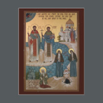 Martyrs and Fools for Christ Prayer Card postcards