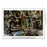 Martyrs Group By Michelangelo Buonarroti Card