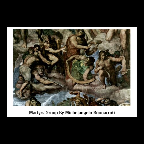 Martyrs Group By Michelangelo Buonarroti Print