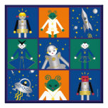 Martzkins In Outer Space Birthday Party Invitation invitations