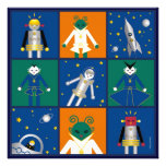 Martzkins In Outer Space Birthday Party Invitation invitations