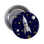 Martzkins In Outer Space Button © 2012 M. Martz buttons