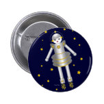 Martzkins In Outer Space Button © 2012 M. Martz buttons
