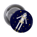 Martzkins In Outer Space Button © 2012 M. Martz buttons