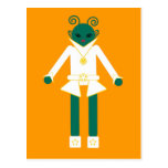 Martzkins Martian Boy Postcard © 2012 M. Martz postcards