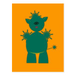 Martzkins Martian Cat Postcard © 2012 M. Martz postcards