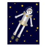 Martzkins Space Boy Postcard © 2012 M. Martz postcards