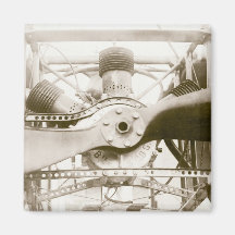 Marvelous Flying Machine Fridge Magnets