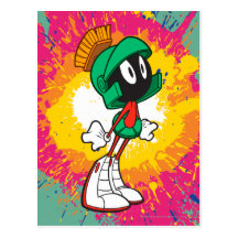 Marvin Standing On Heels Postcard