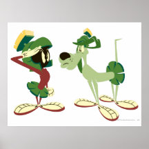 Marvin the Martian and K-9 2 Poster