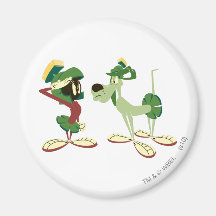 Marvin the Martian and K-9 2 Refrigerator Magnets