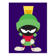 Marvin the Martian Ready to Attack Post Card